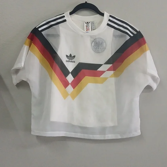 Adidas World Cup GERMANY Jersey FUSSBALL CLUB. womens Small Top - Picture 1 of 8